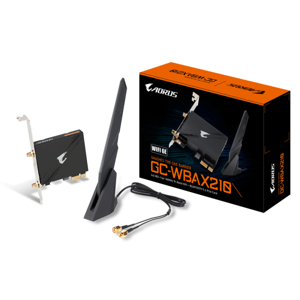 Gigabyte GC-WBAX210 scheda di rete e adattatore Interno WLAN / Bluetooth 2400 Mbit/s