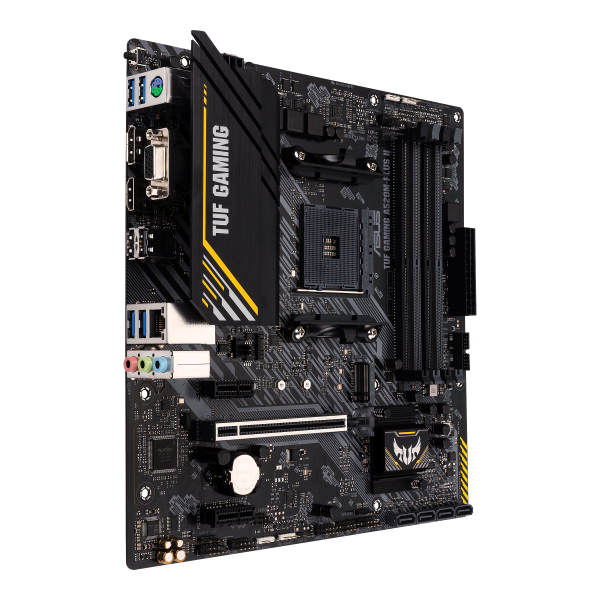 ASUS TUF GAMING A520M-PLUS II AMD A520 Presa AM4 micro ATX