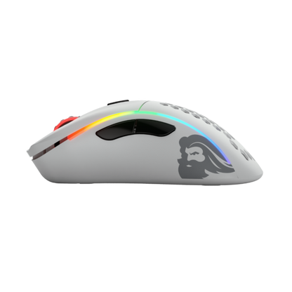 Glorious Model D Wireless Gaming-Mouse - white, matte