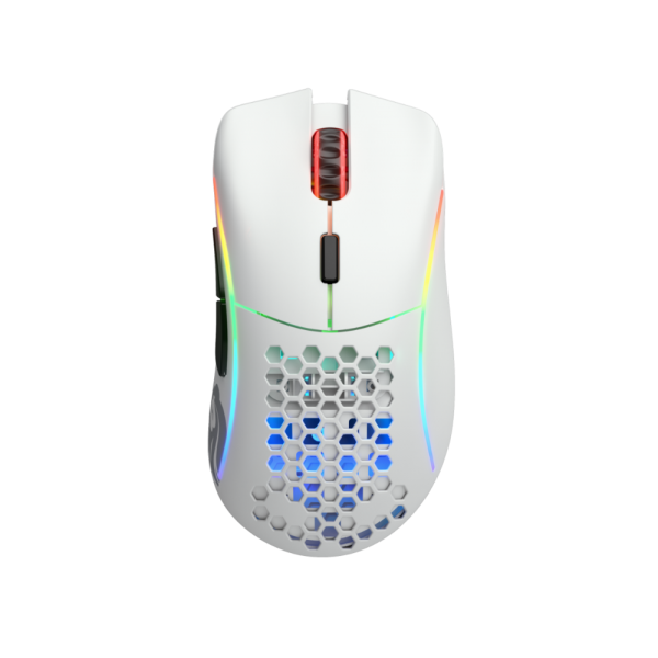 Glorious Model D Wireless Gaming-Mouse - white, matte