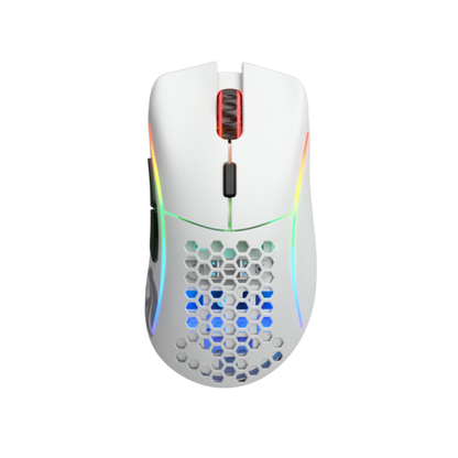 Glorious Model D Wireless Gaming-Mouse - white, matte