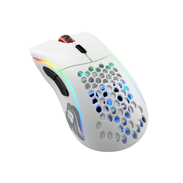 Glorious Model D Wireless Gaming-Mouse - white, matte