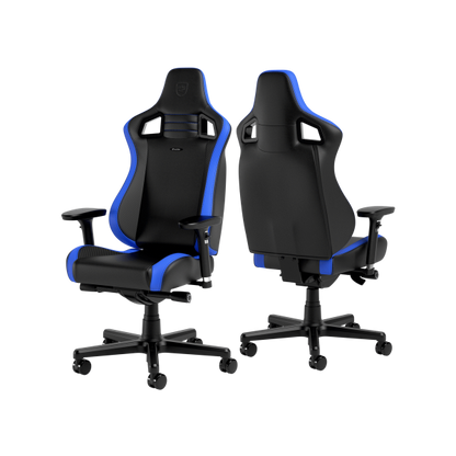 noblechairs EPIC Compact Gaming Chair - Black/Carbon/Blue