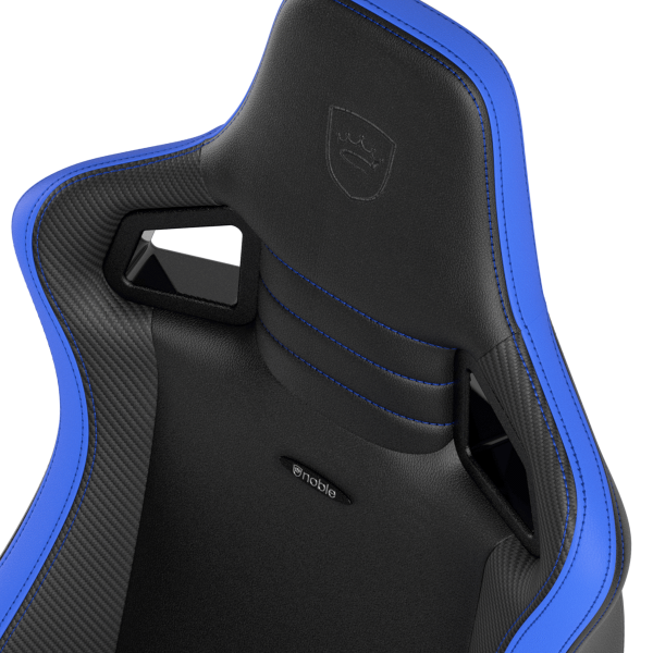 noblechairs EPIC Compact Gaming Chair - Black/Carbon/Blue