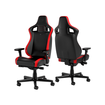 noblechairs EPIC Compact Gaming Chair - Black/Carbon/Red