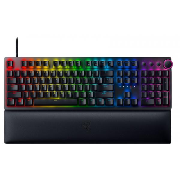 Razer Huntsman V2 Gaming Tastatur, Red Switch - schwarz