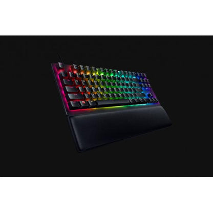 Razer Huntsman V2 Gaming Tastatur, TKL, Red Switch - schwarz