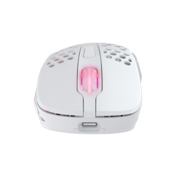 Cherry Xtrfy M4 Wireless Gaming Maus, RGB - wei