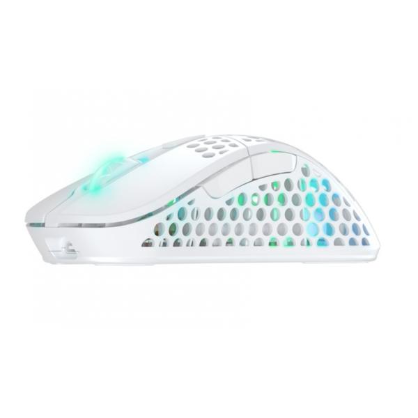 Cherry Xtrfy M4 Wireless Gaming Maus, RGB - wei