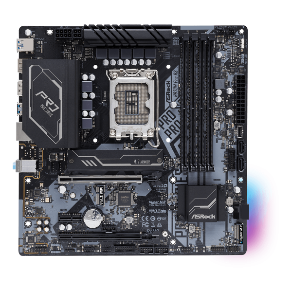 Asrock H670M Pro RS Intel H670 LGA 1700 micro ATX