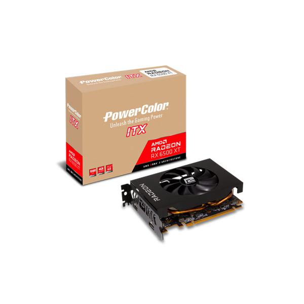 PowerColor AXRX 6500XT 4GBD6-DH scheda video AMD Radeon RX 6500 XT 4 GB GDDR6