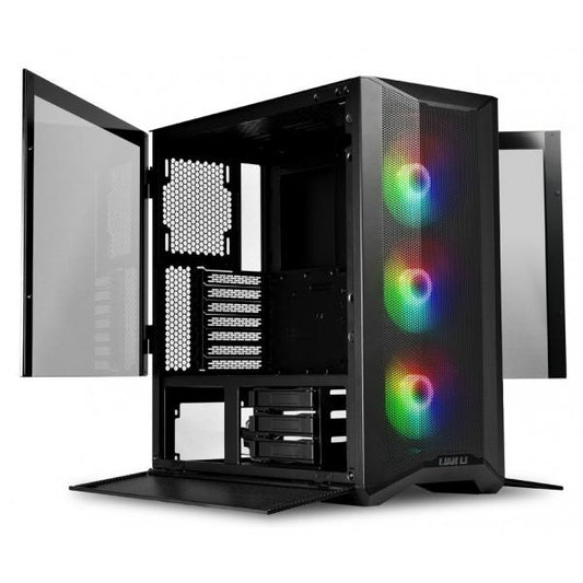 Lian Li LANCOOL II Mesh C RGB Midi-Tower, Tempered Glass - black