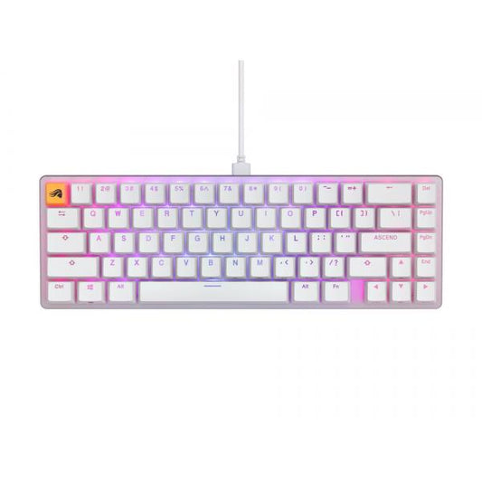 Glorious GMMK 2 Compact Keyboard - Fox Switches, DE-Layout, white