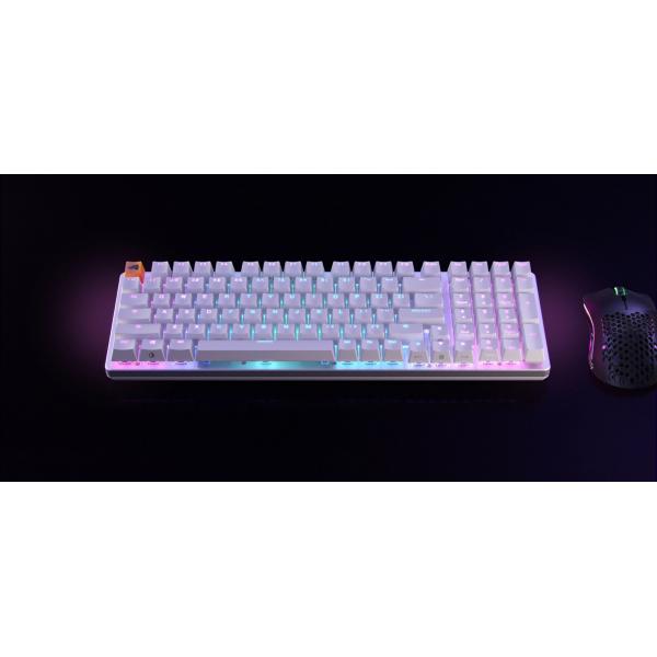 Glorious GMMK 2 Full-Size Keyboard - Fox switches, US-Layout, white