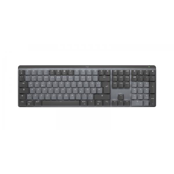 Logitech MX Mechanical Tastatur - Low Profile Red, DE-Layout - graphit